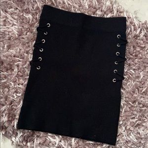 F21 Rubbed Mini Skirt